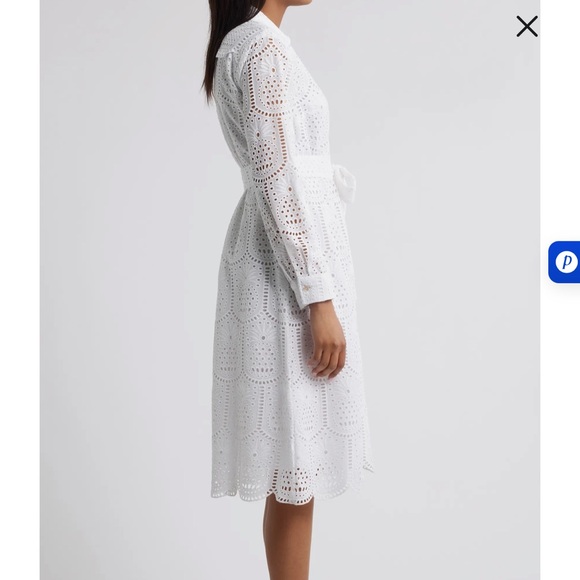 Lilly Pulitzer Eira Midi Shirt dress in Resort White - Picture 5 of 12
